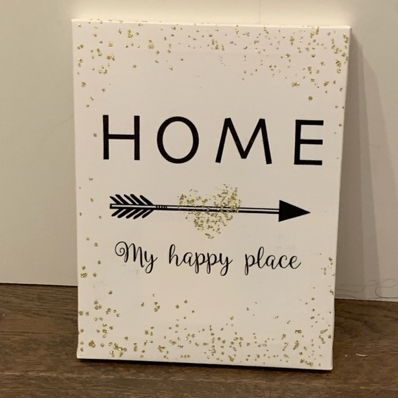 2 x home canvas wall deco art.  Size 6”w x 8”h - Picture 4 of 7